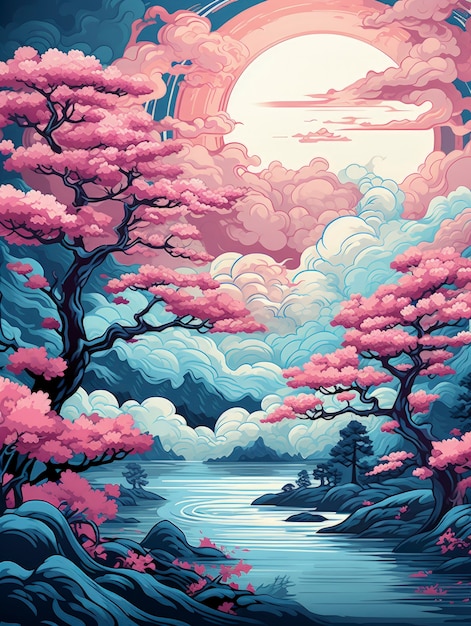 Beautiful clouds  digital art