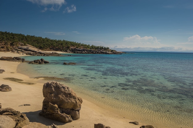 Красивое побережье моря в Lizard Island, Австралия