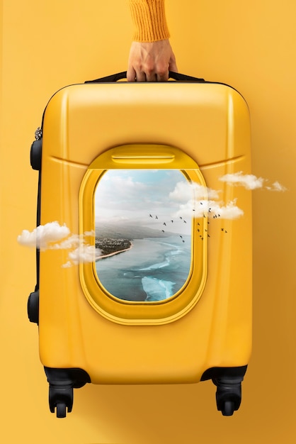 Beautiful collage of travel concept