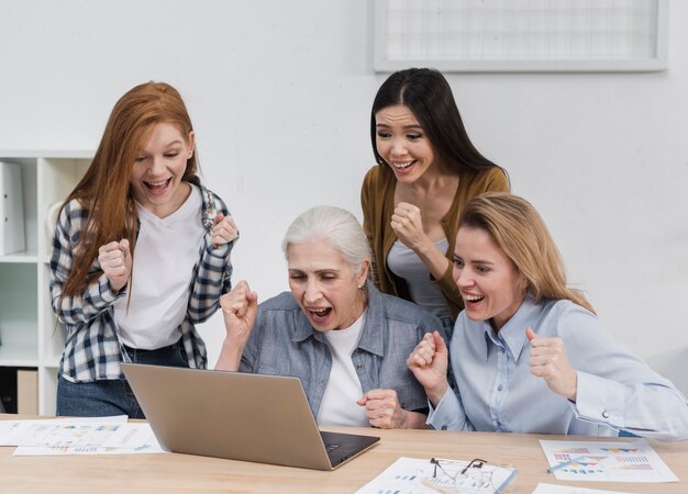 Beautiful community of women together