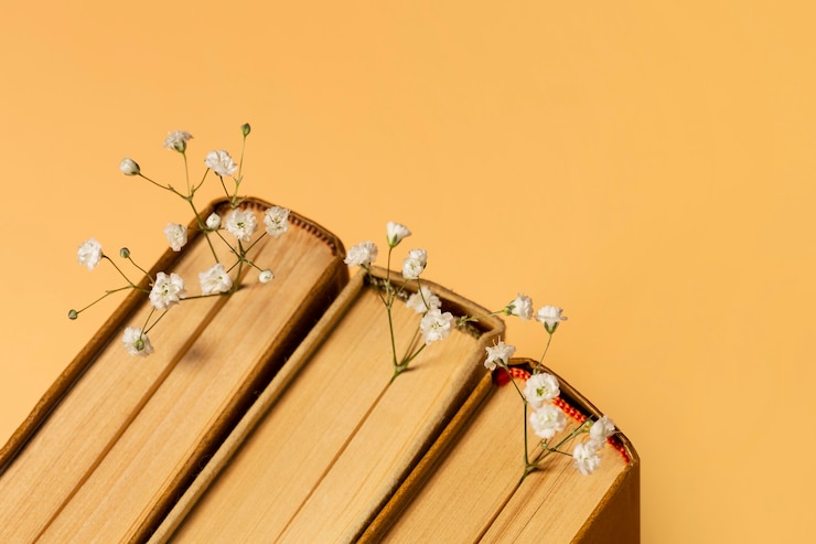 Бесплатный Фотография красивая композиция из разных книг