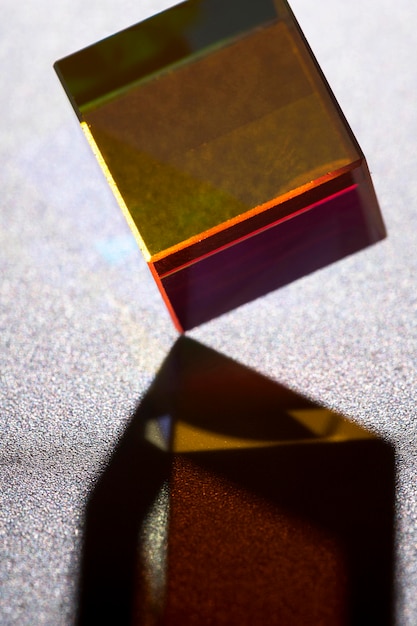 Free photo beautiful concept with prism dispersing the light