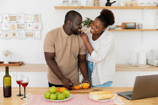 Beautiful couple enjoying their time together