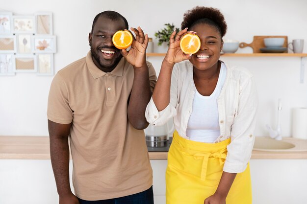 Beautiful couple enjoying their time together