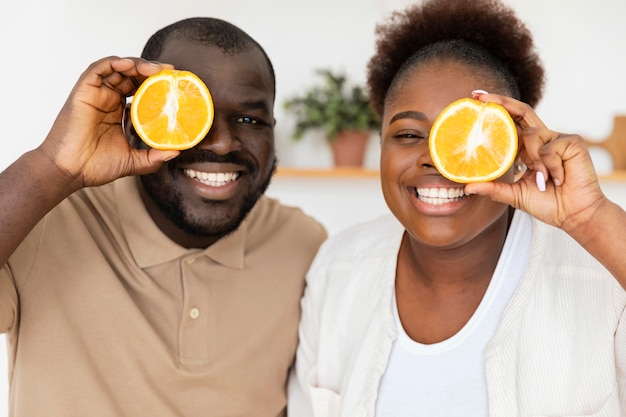 Free photo beautiful couple enjoying their time together