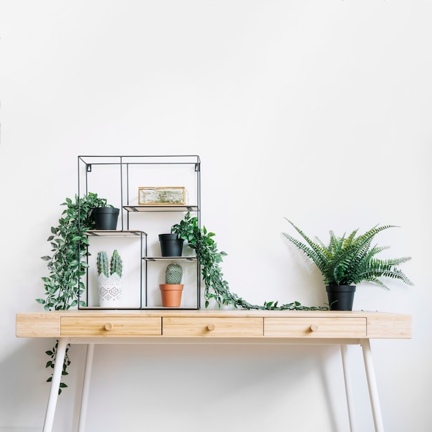 Beautiful decoration on desk