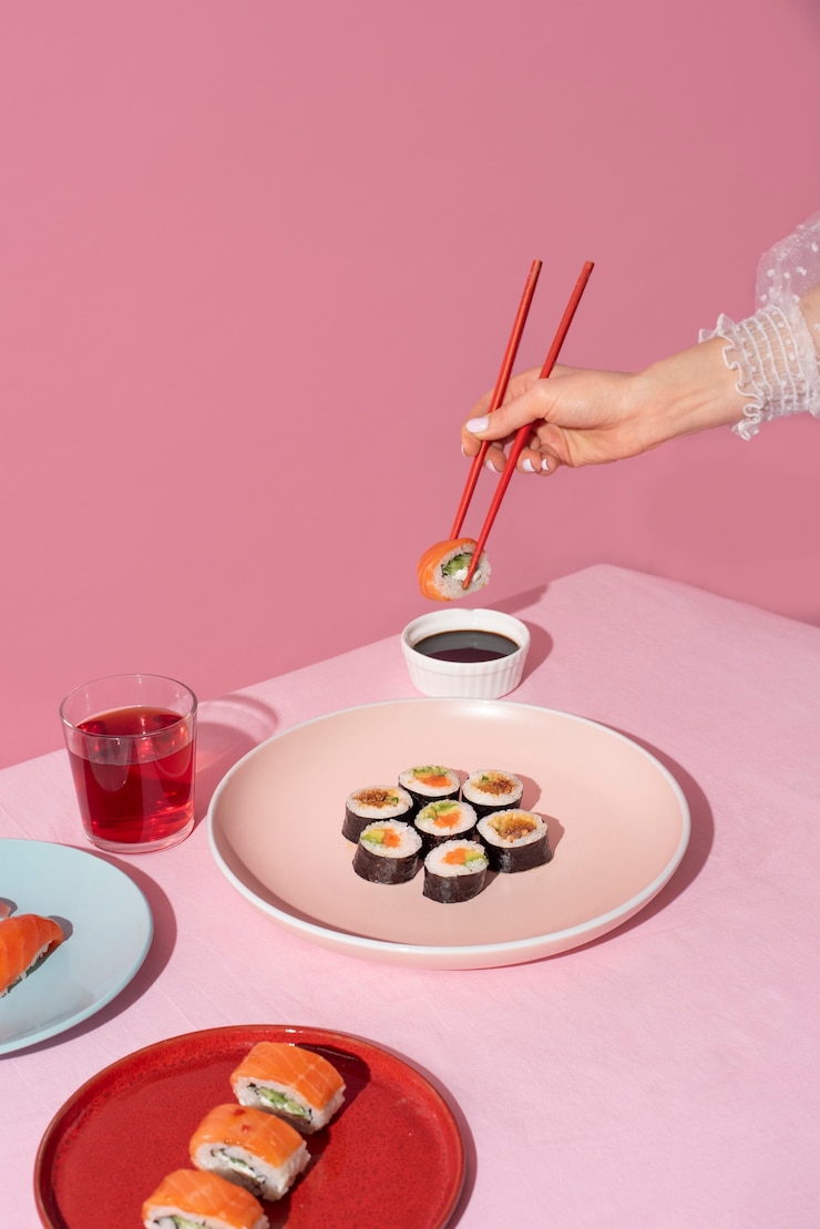 무료 Photo 아름답고 맛있는 아시아 음식