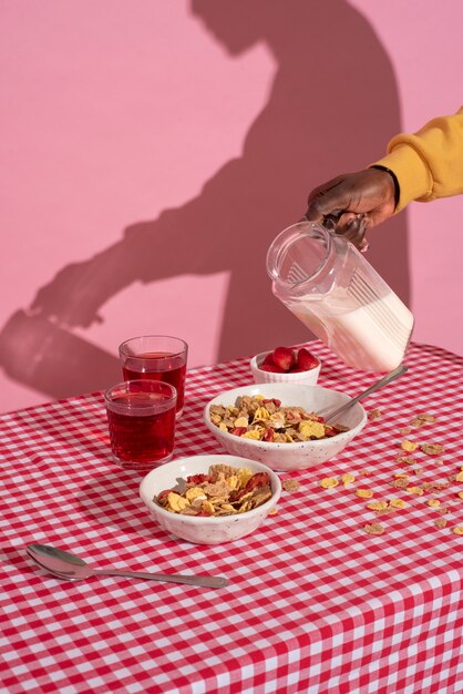 美しくておいしい朝食用食品