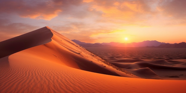 Free photo beautiful desert landscape