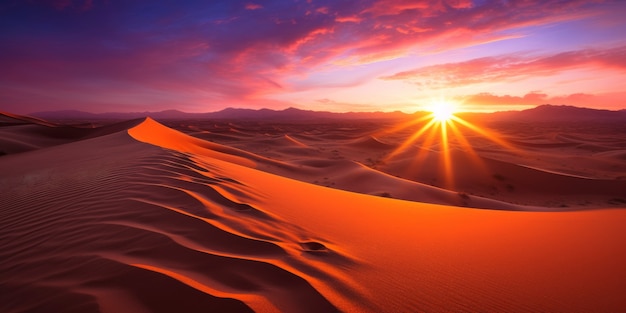 아름다운 사막 풍경