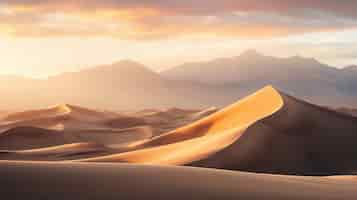 Free photo beautiful desert landscape