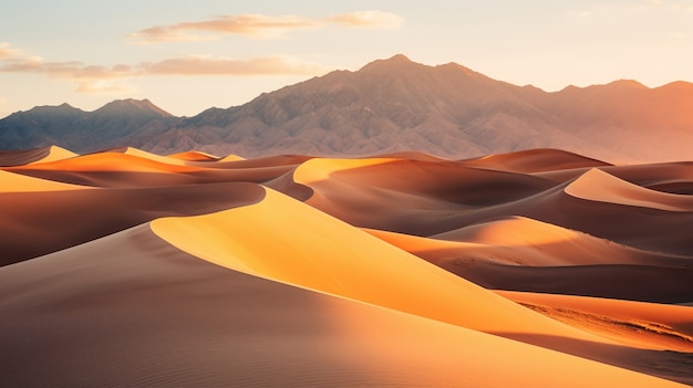 Free photo beautiful desert landscape