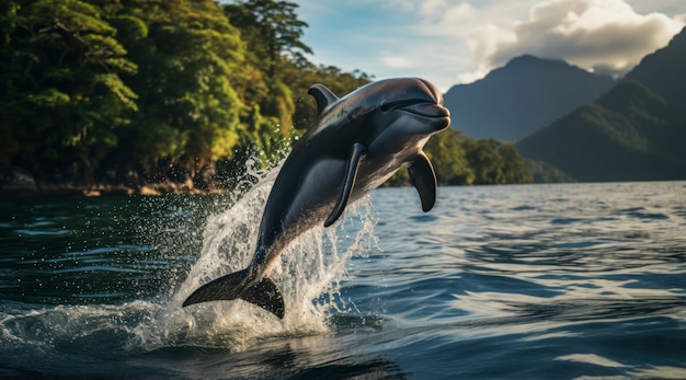 Foto gratuita bellissimo il nuoto dei delfini