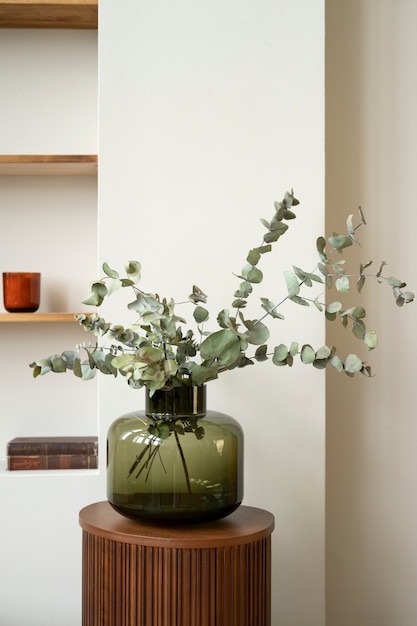 Beautiful Dried Flowers In Vase