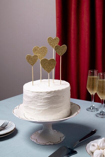 Beautiful and elegant cake topper