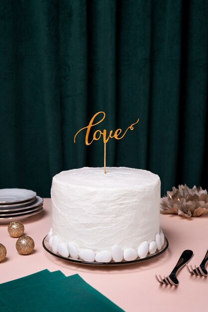 Beautiful and elegant cake topper