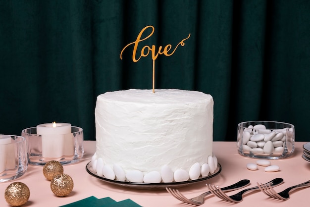 Beautiful and elegant cake topper