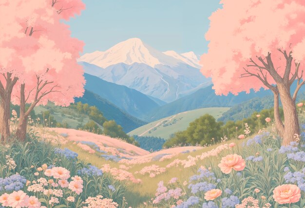Beautiful fantasy landscape