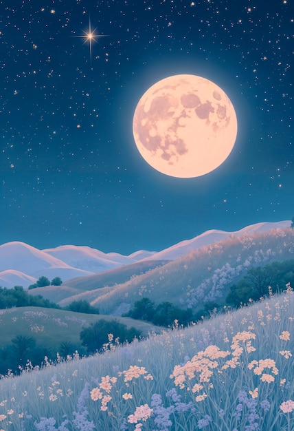 Beautiful fantasy landscape