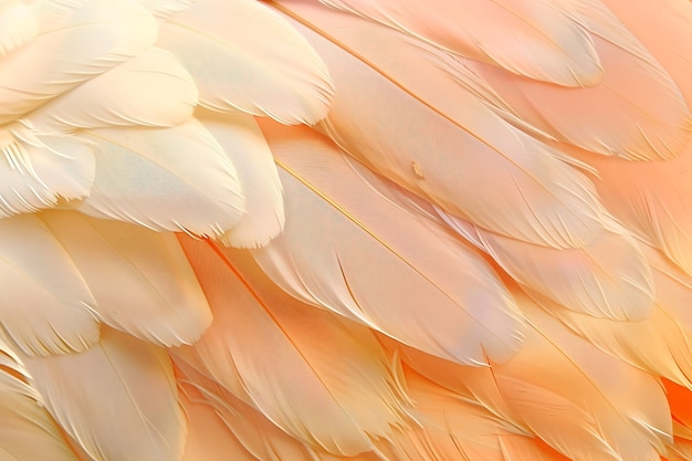 Beautiful feathers arrangement