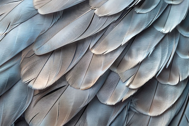 Beautiful feathers arrangement