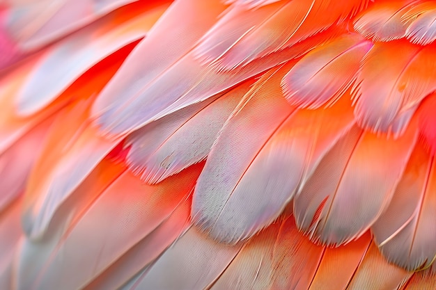 Beautiful feathers arrangement