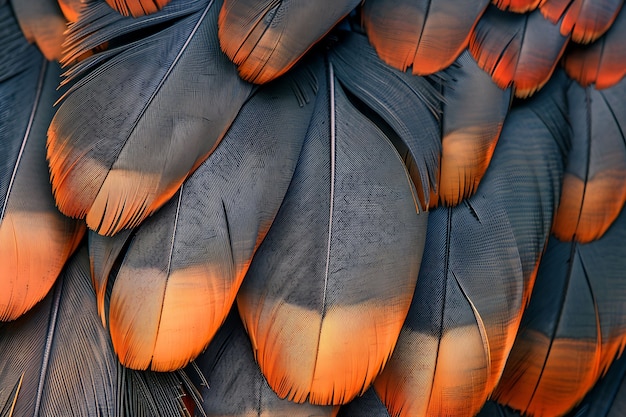 Free photo beautiful feathers arrangement