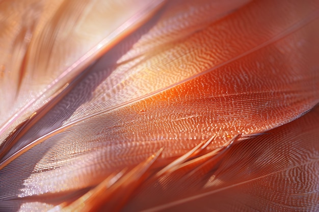 Beautiful feathers arrangement