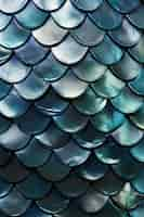 Free photo beautiful fish scales close up