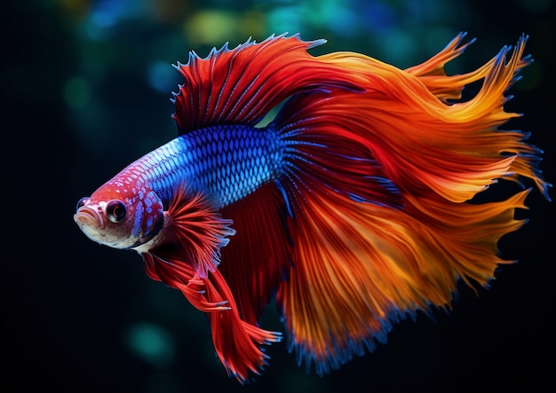 Beautiful fish undersea