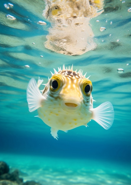 Beautiful fish undersea