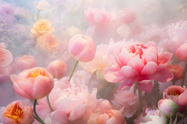 Beautiful floral wallpaper