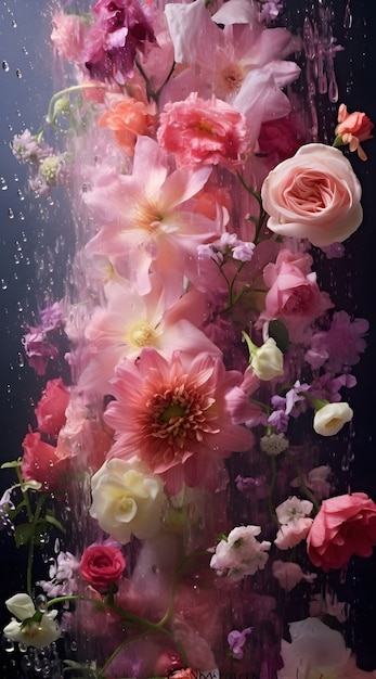 Beautiful floral wallpaper