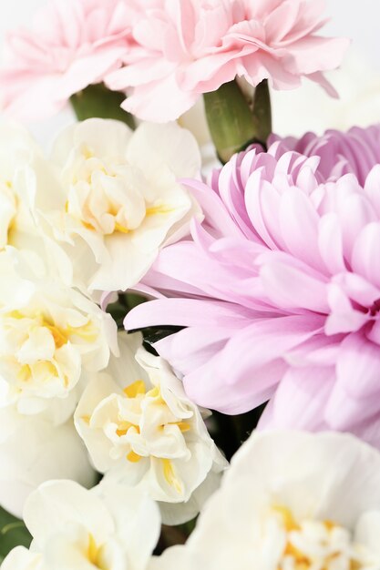 Beautiful flower bouquet closeup