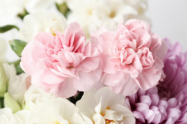 Beautiful flower bouquet closeup
