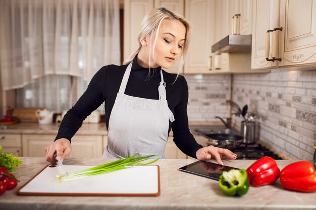 beautiful food woman person cooking