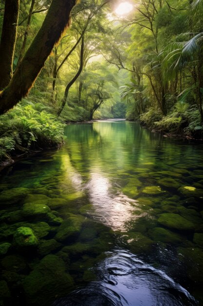 Beautiful forest landscape