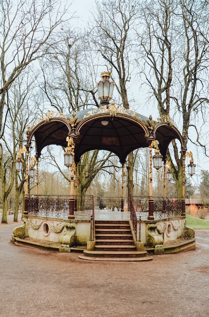 Beautiful gazebo in the countryside in France