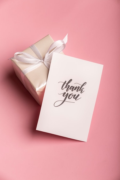 beautiful gift voucher with decoration