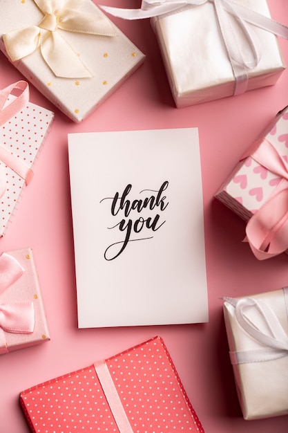 beautiful gift voucher with decoration