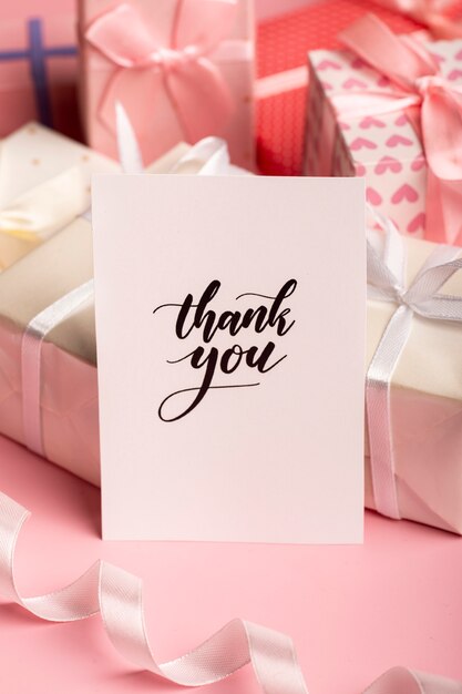 beautiful gift voucher with decoration