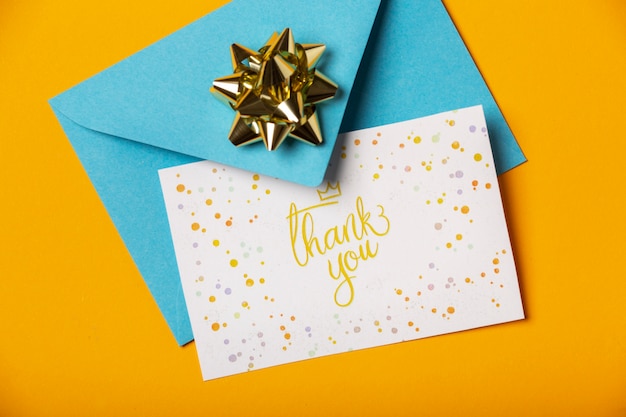 beautiful gift voucher with decoration