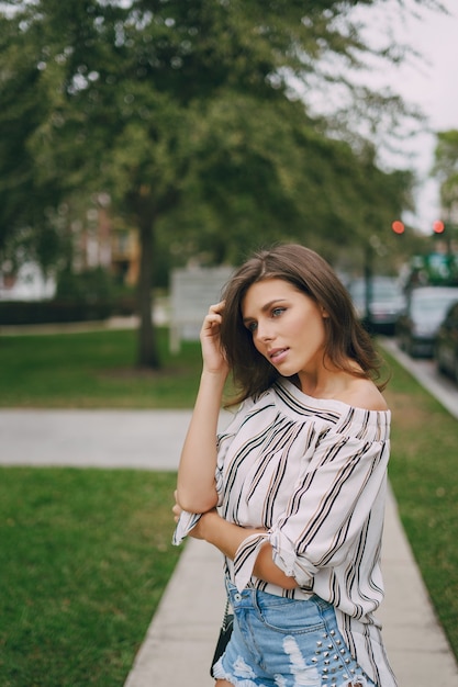 beautiful girl on the street