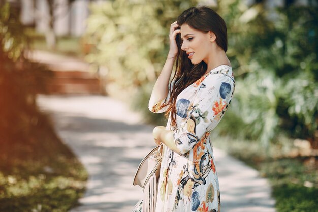 beautiful girl on the street