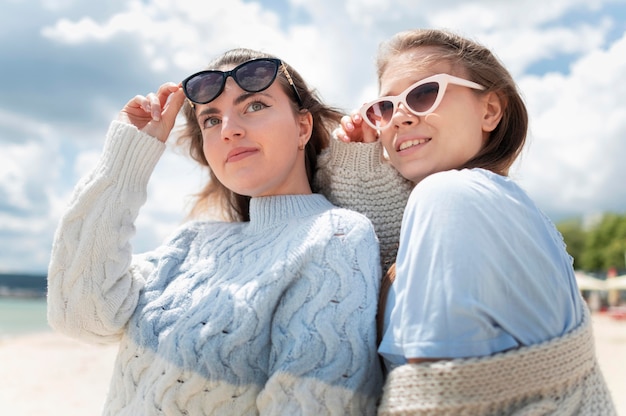 Beautiful girls spending time together