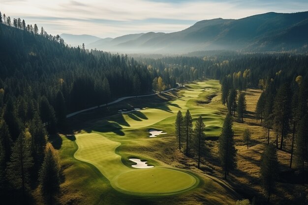 아름다운 골프장 풍경