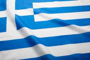 Free photo beautiful greek flag