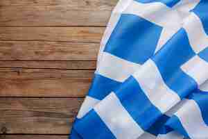 Free photo beautiful greek flag