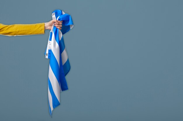 Beautiful greek flag