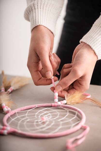 Beautiful handmade dreamcatcher